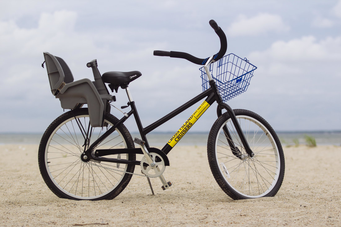 Bike Rental Picture - Adult Beach Cruiser with Childseat